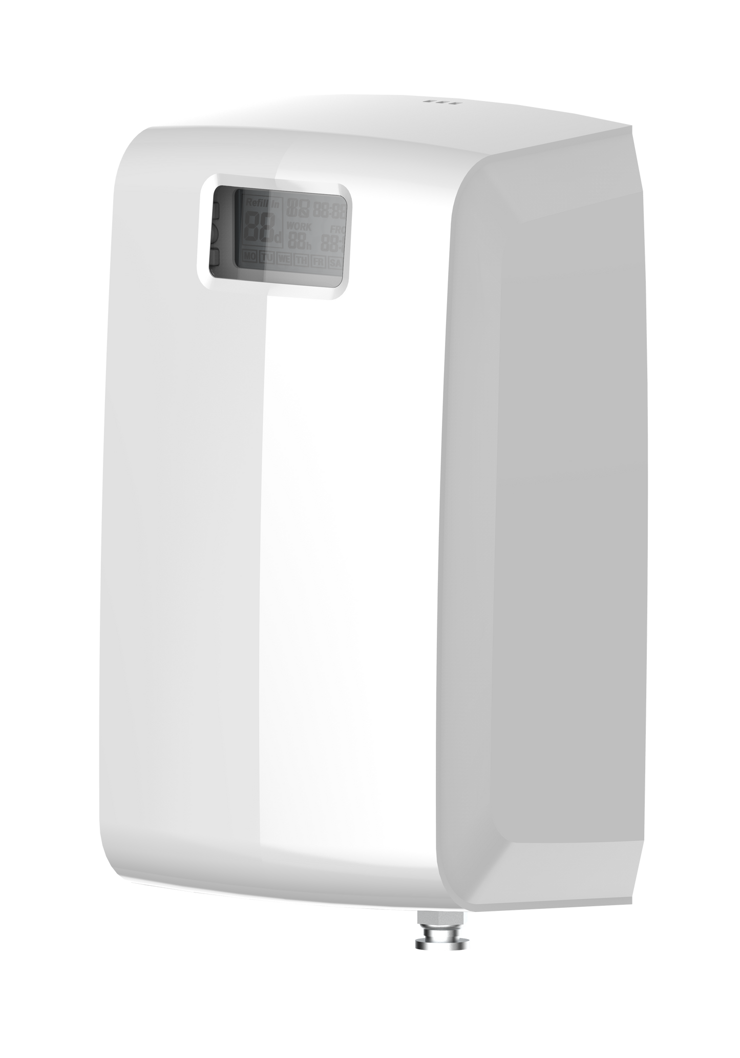 Lunar Programmable Urinal Sanitizer Dispenser White