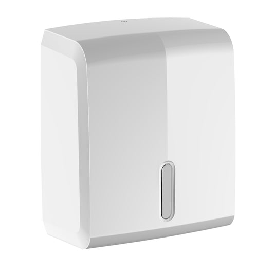 Lunar White Folded Paper Towel Dispenser