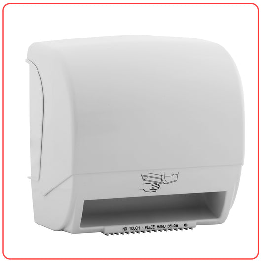 Sensor Operated White Paper Towel Dispenser