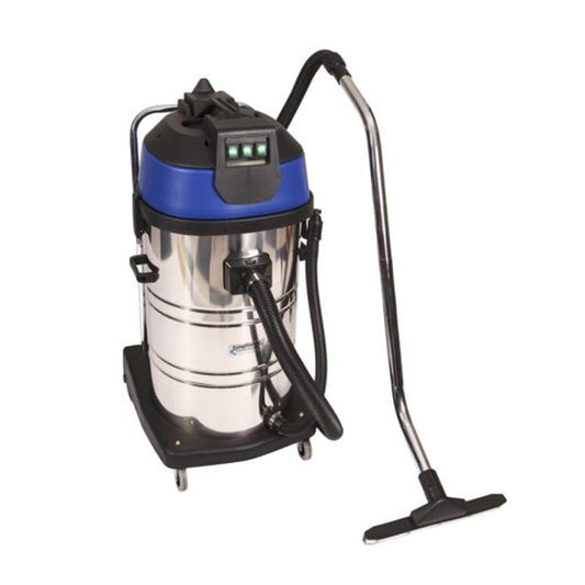 Kingfisher 80L Stainless Steel Wet and Dry Vacuum - 3 motors