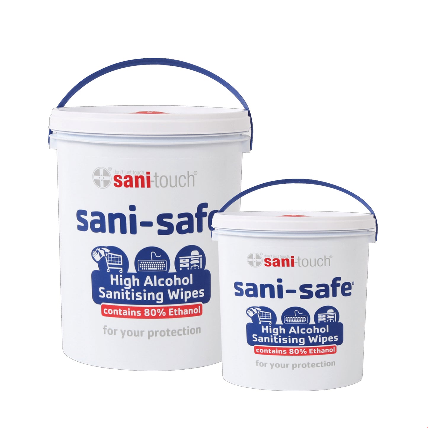 Hand And Surface Disinfectant Wipes With QAC and Alcohol - 150's - 2000's Recycle
