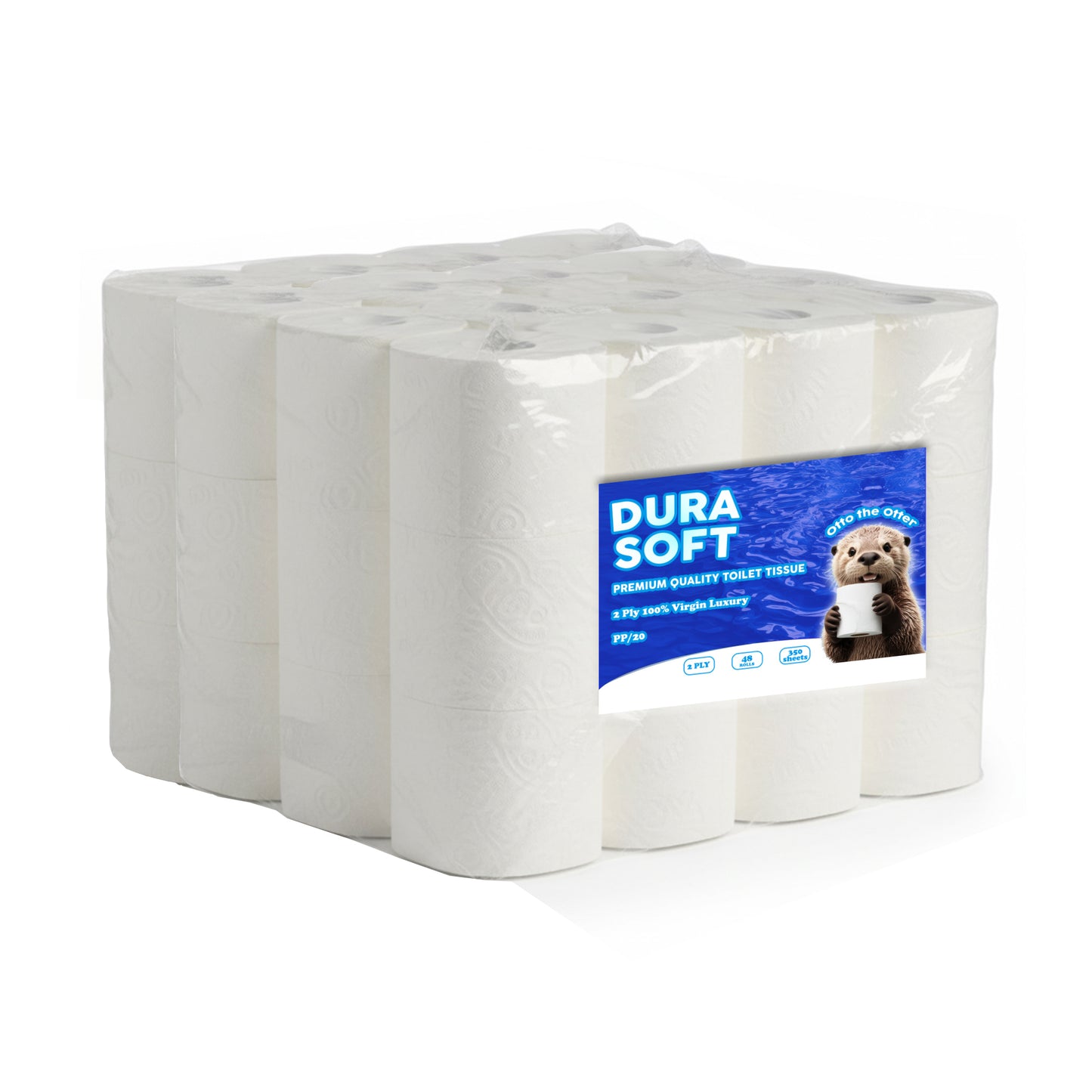 Durasoft 2Ply Toilet Paper 350 Sheet Virgin 48's