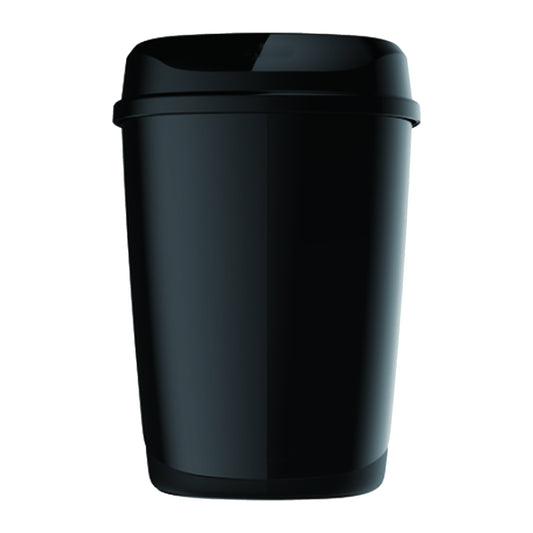 Lunar 32L Plastic Wall Bin Black