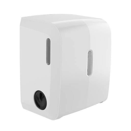 Lunar White Autocut Manual Paper Towel Dispenser