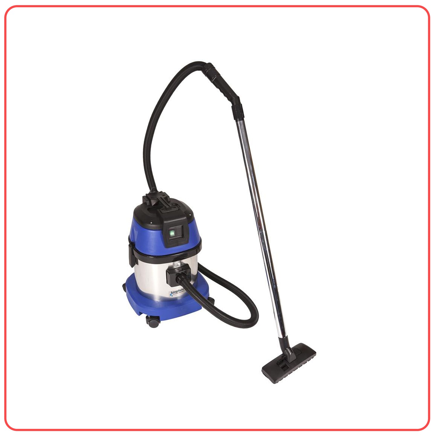 Kingfisher 15L Stainless Steel Wet and Dry Vacuum