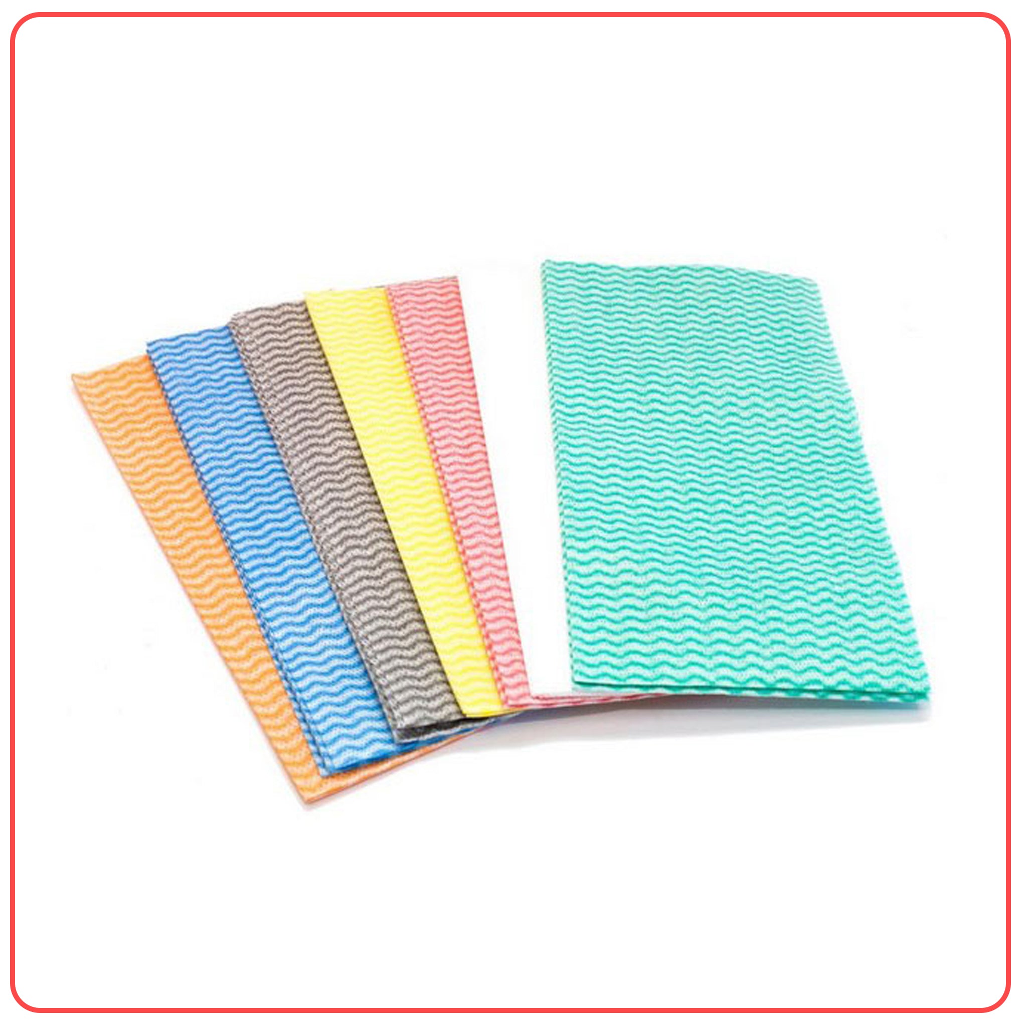 Colour Coded 45gsm Spunlace Cloths 50 Per Pack Duramaid Cleaning And Hygiene Supplies 8164