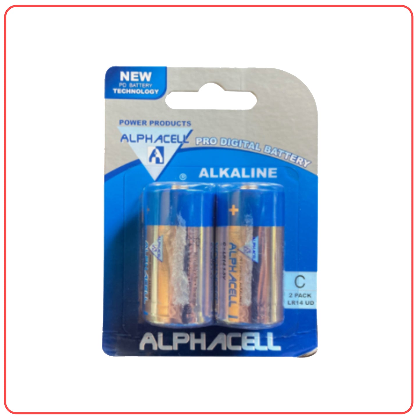 C Cell Batteries 2 Pack