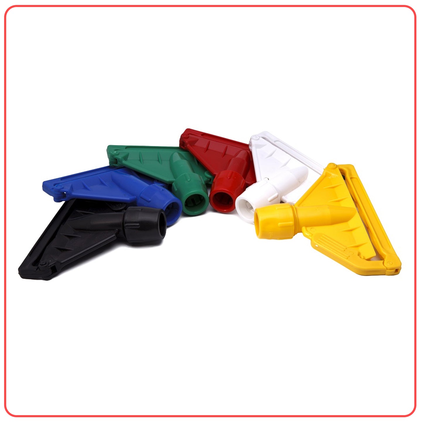 Colour Coded Fan Mop Clip Holder